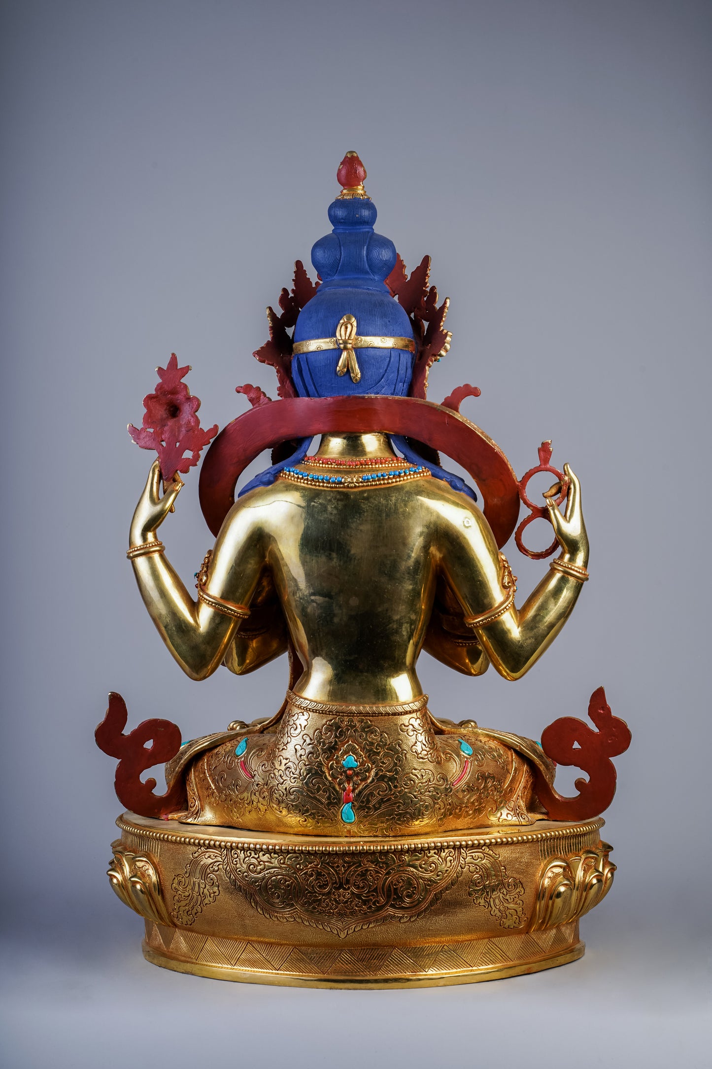 21 inch/ 53 cm Four-Armed Avalokitesvara