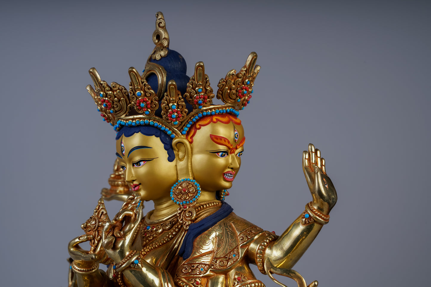 14 inch/ 39 cm Usnisavihaya | Namgyalma | གཙུག་གཏོར་རྣམ་རྒྱལ་མ། | 佛頂尊勝佛母