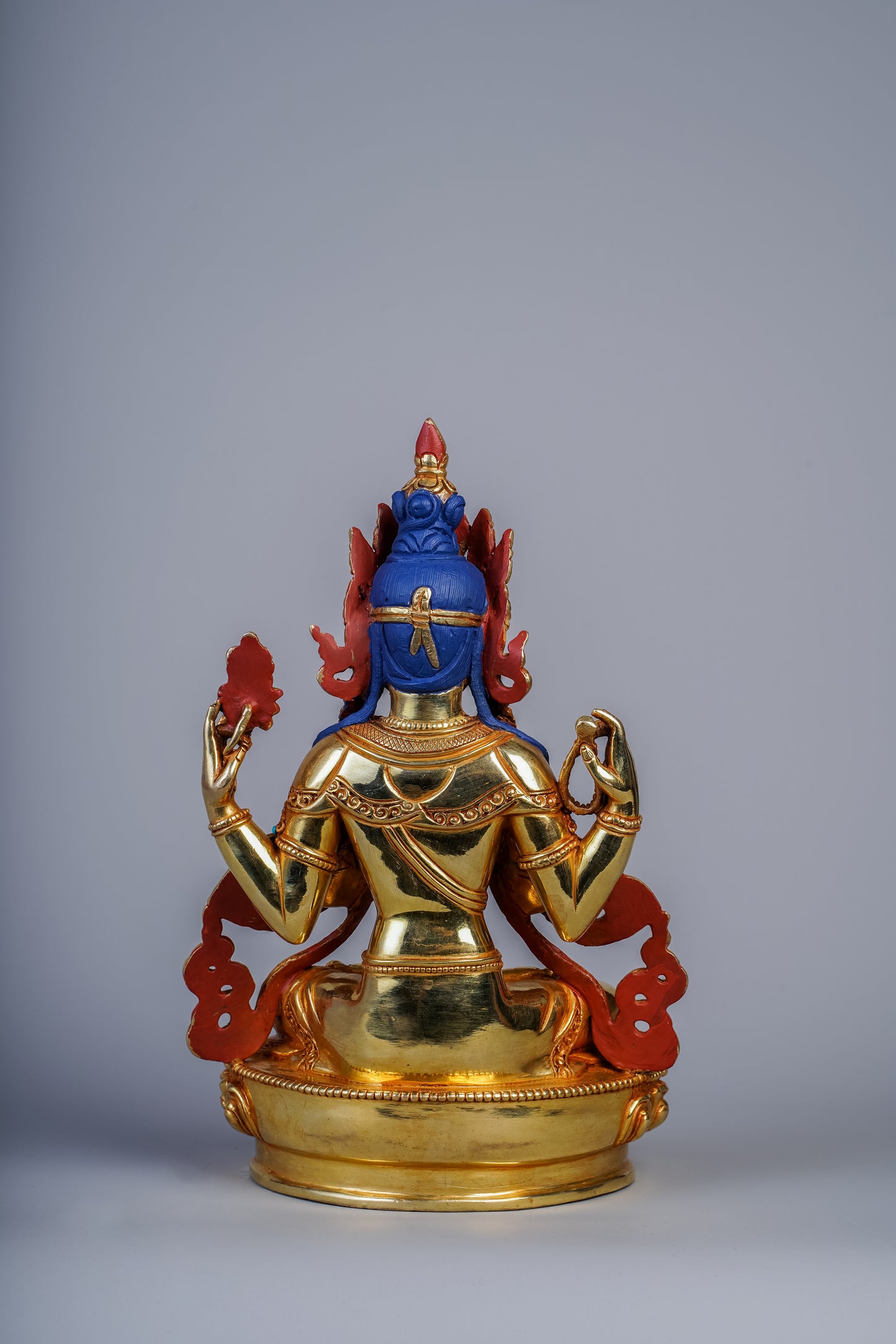 9 inch/ 24 cm Four-Armed Avalokitesvara