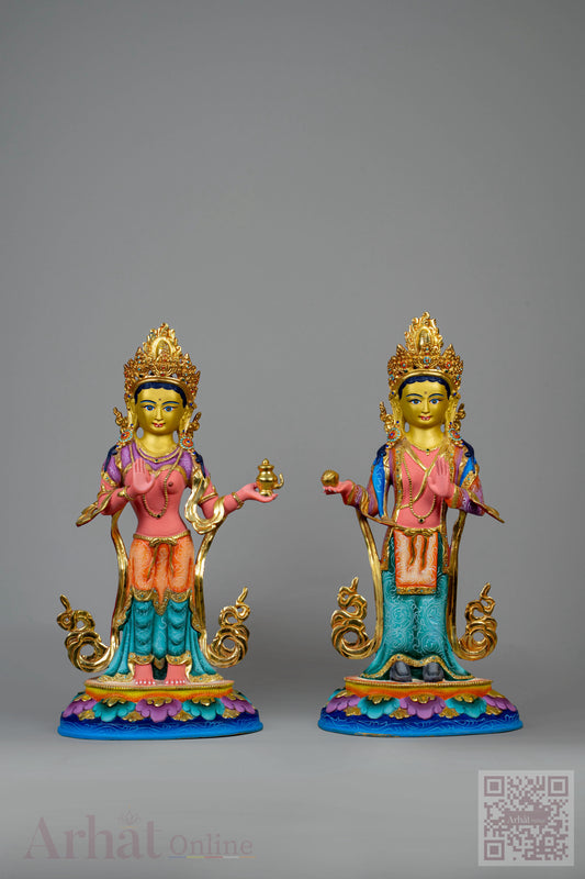 13 inch/ 33 cm Yeshe Tsogyal | ཡེ་ཤེས་མཚོ་རྒྱལ་ | 伊喜措嘉