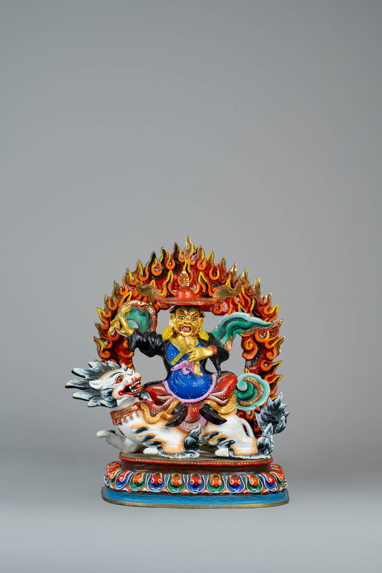 Handmade statues of Dorje Legpa