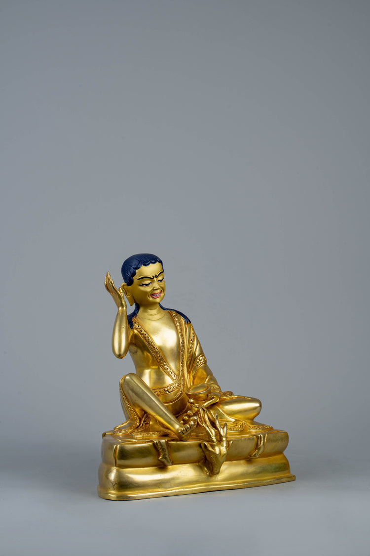 Handmade statues of Milarepa