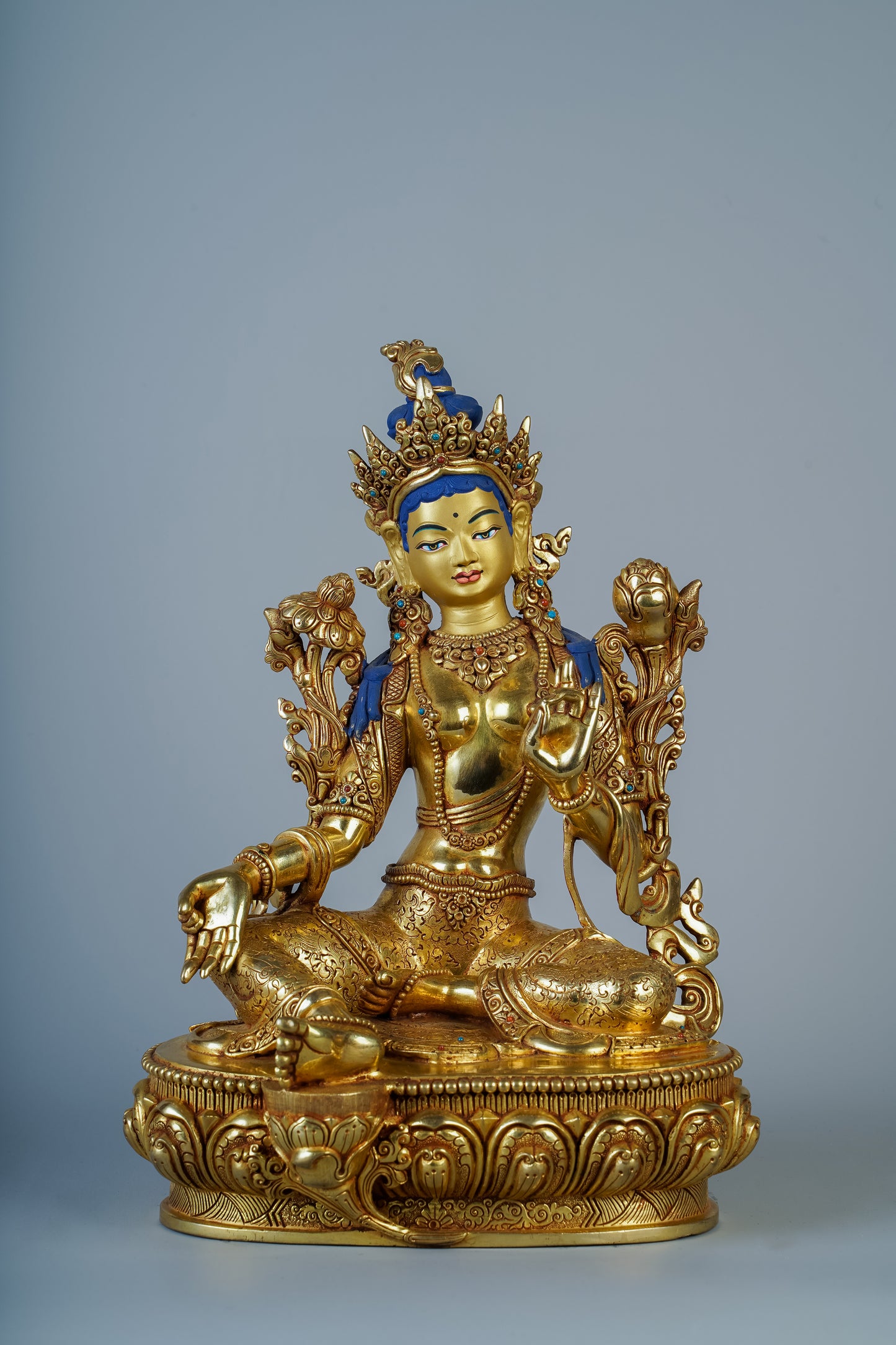 10 inch/ 27 cm Green Tara | སྒྲོལ་མ | 绿度母