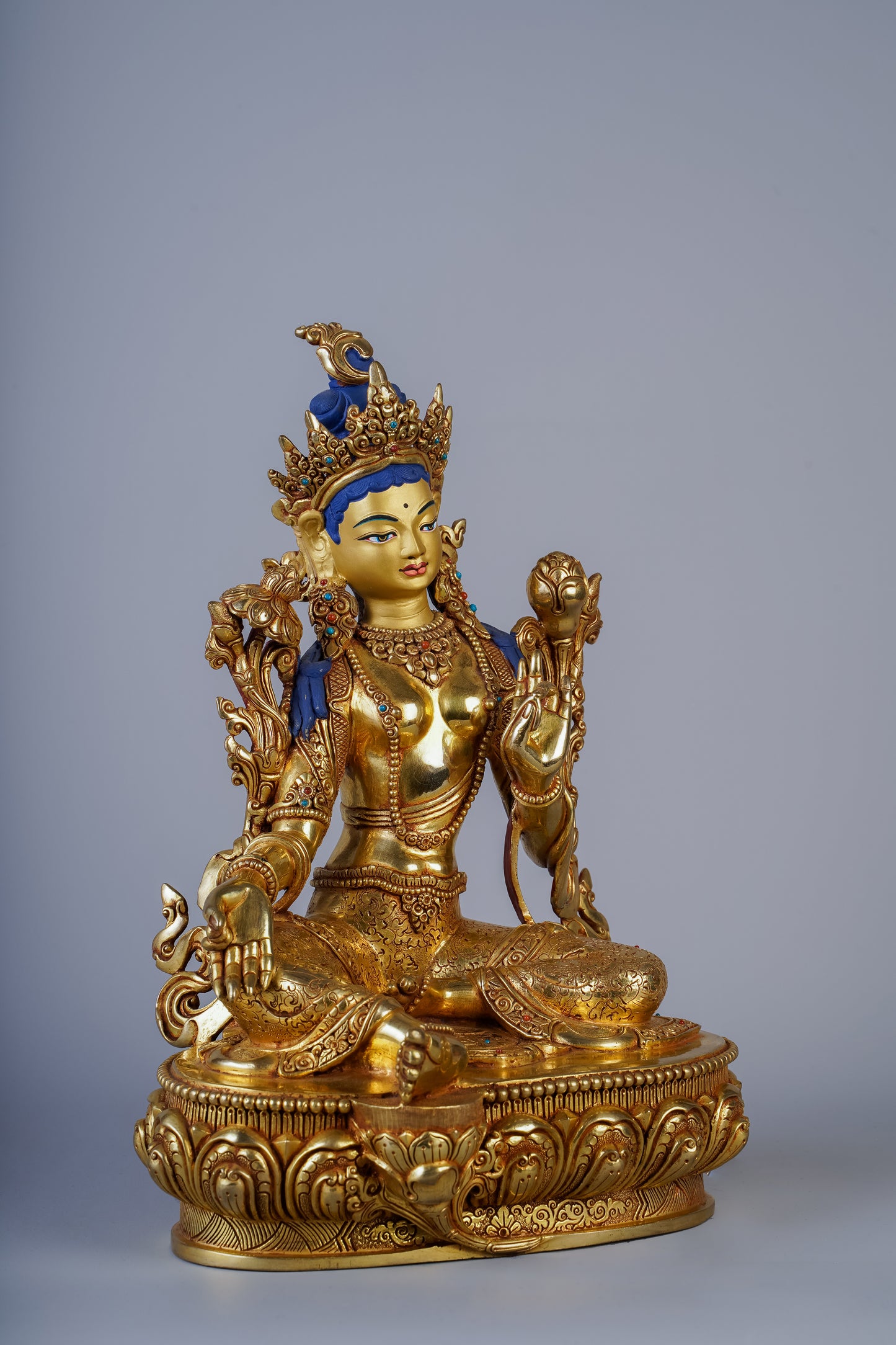 10 inch/ 27 cm Green Tara | སྒྲོལ་མ | 绿度母