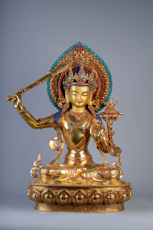 18 inch/ 48 cm Manjushree | འཇམ་དཔལ་དབྱངས། | 文殊菩萨