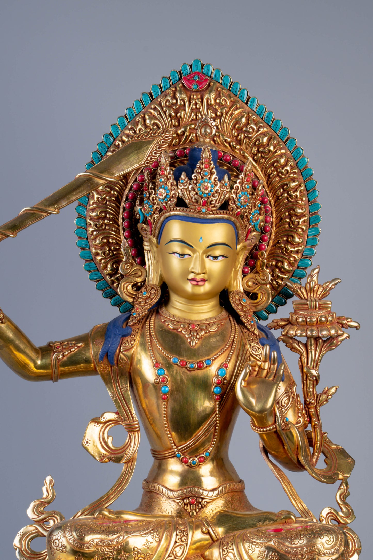 18 inch/ 48 cm Manjushree | འཇམ་དཔལ་དབྱངས། | 文殊菩萨