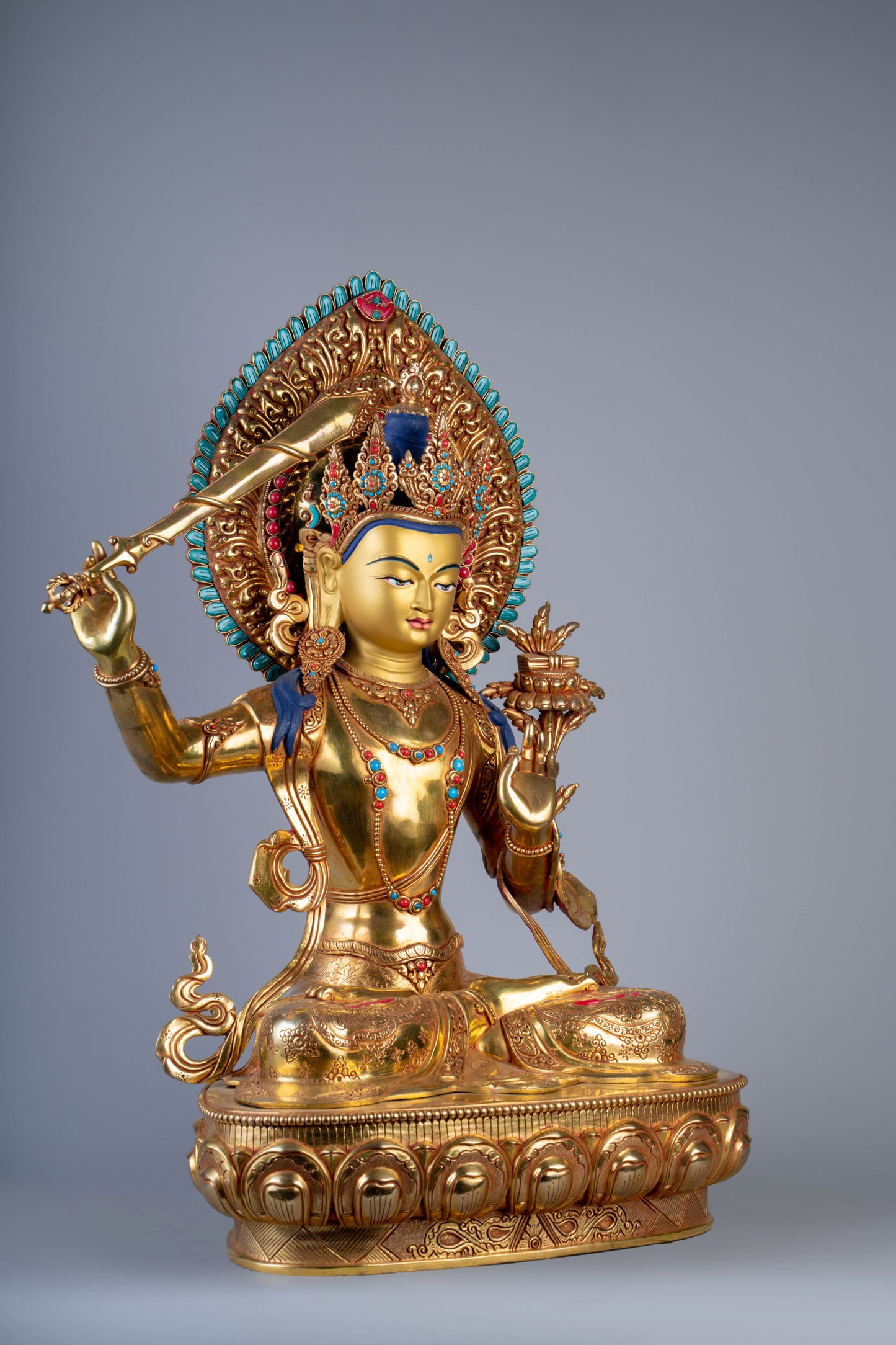 18 inch/ 48 cm Manjushree | འཇམ་དཔལ་དབྱངས། | 文殊菩萨