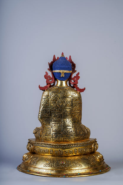 12 inch/ 33 cm Shakyamuni Buddha With Crown | བཅོམ་ལྡན་འདས། | 释迦牟尼