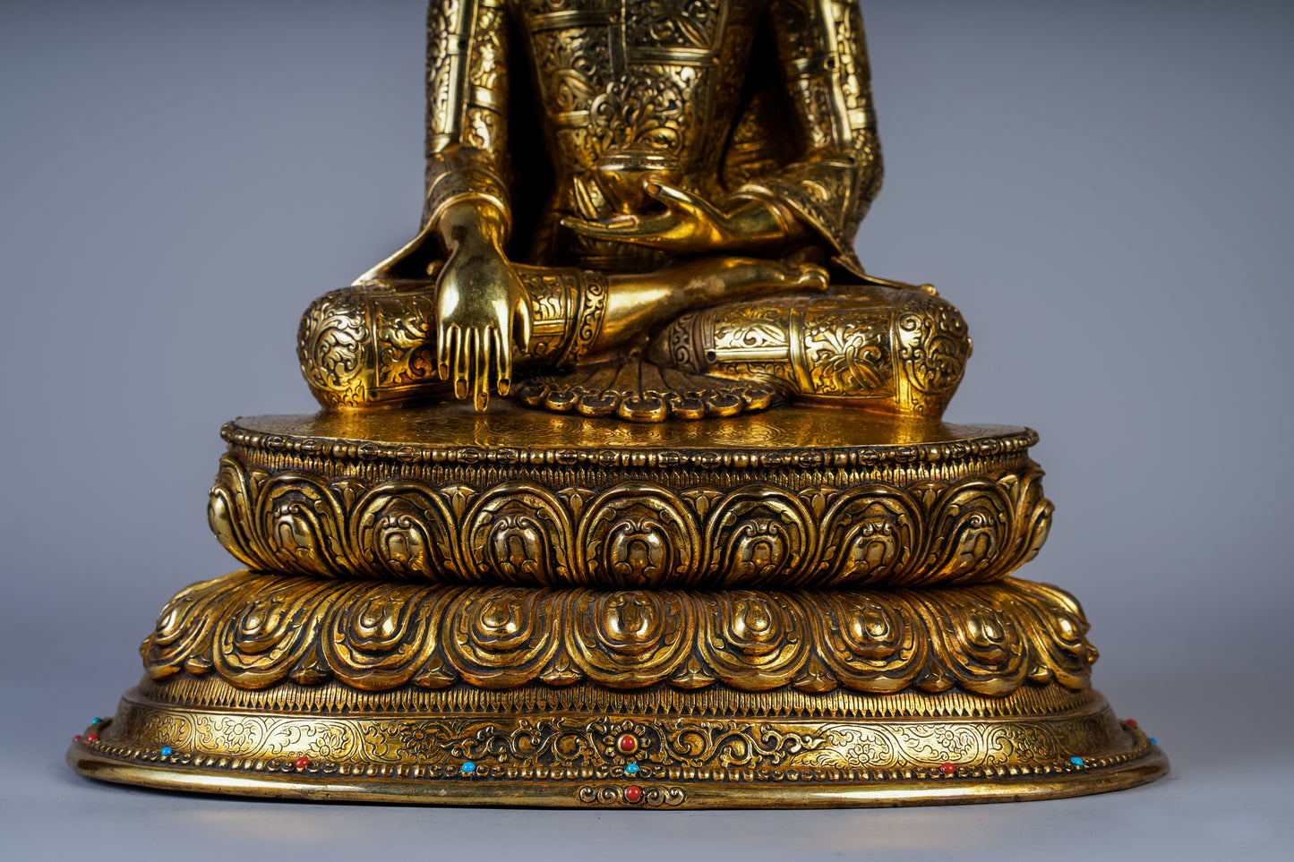 12 inch/ 33 cm Shakyamuni Buddha With Crown | བཅོམ་ལྡན་འདས། | 释迦牟尼