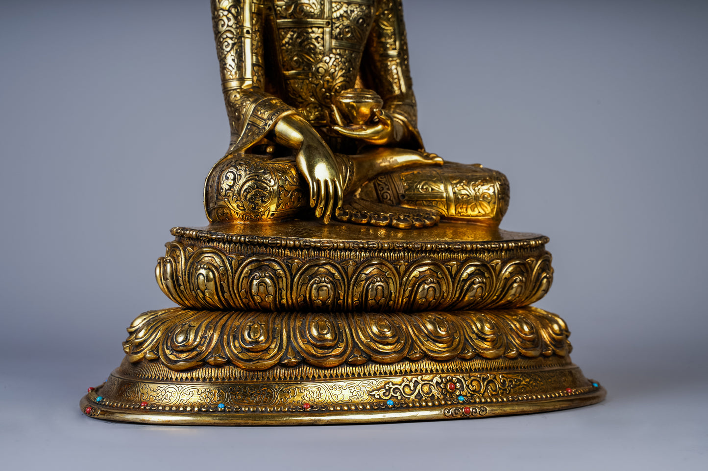 12 inch/ 33 cm Shakyamuni Buddha With Crown | བཅོམ་ལྡན་འདས། | 释迦牟尼