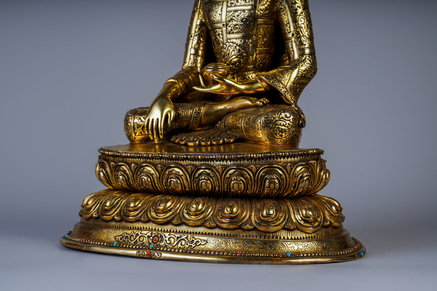 12 inch/ 33 cm Shakyamuni Buddha With Crown | བཅོམ་ལྡན་འདས། | 释迦牟尼