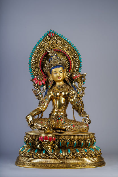 21 inch/ 54 cm Green Tara