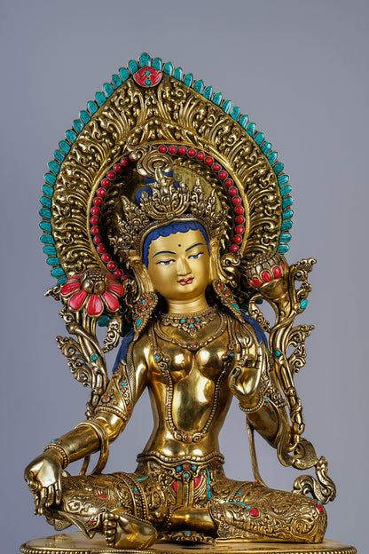 21 inch/ 54 cm Green Tara