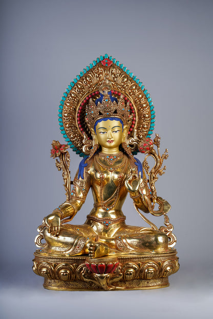 22.5 inch/ 57 cm Green Tara