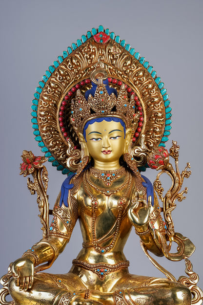22.5 inch/ 57 cm Green Tara
