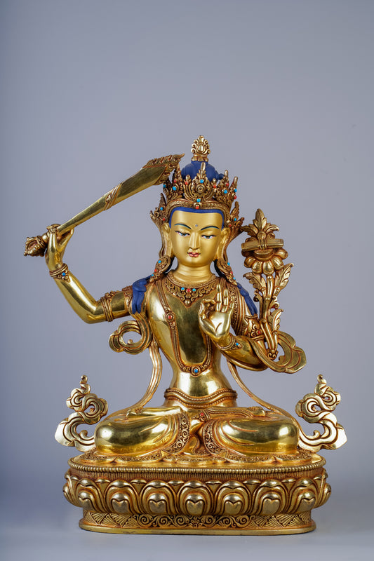 12 inch/ 33 cm Manjushree  | འཇམ་དཔལ་དབྱངས། | 文殊菩萨