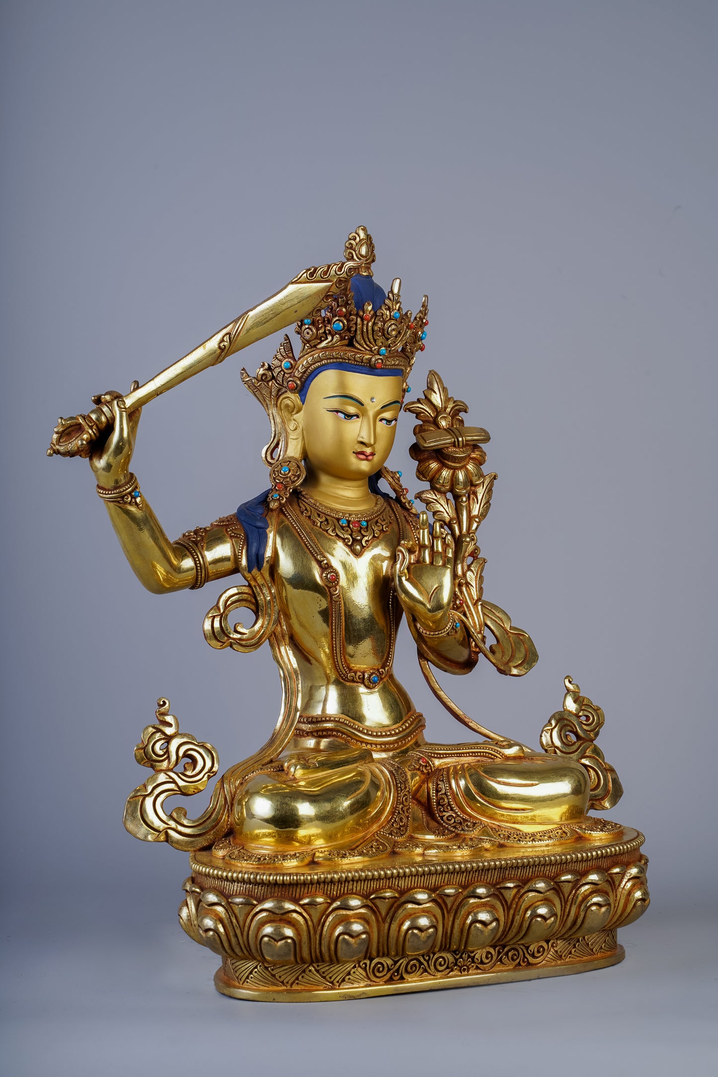 12 inch/ 33 cm Manjushree  | འཇམ་དཔལ་དབྱངས། | 文殊菩萨