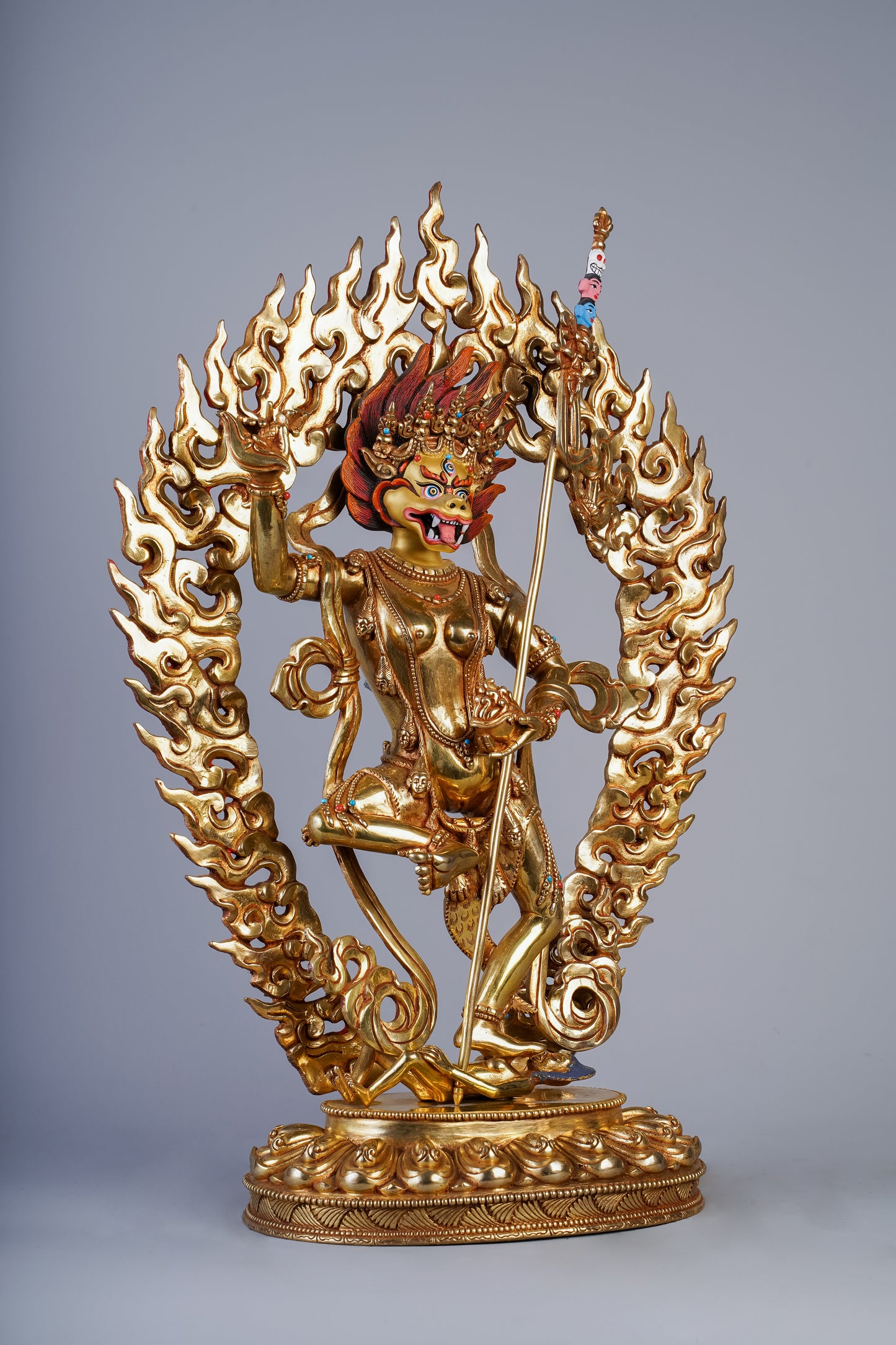 14 inch/ 40 cm Singha Jogini | སེང་དོང་མ་ | 狮面如意金刚