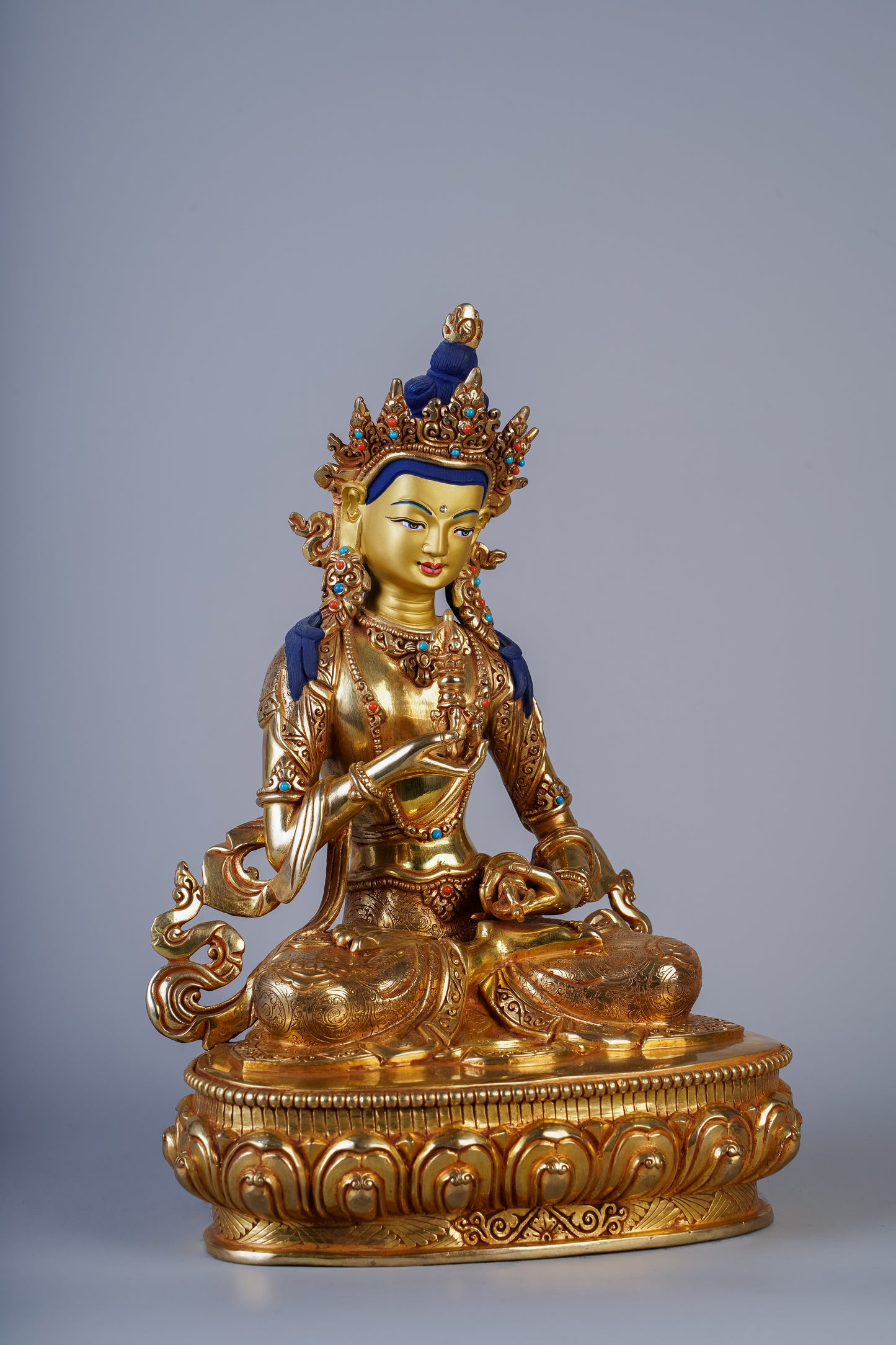 10 inch/ 27 cm Vajrasattva | རྡོ་རྗེ་སེམས་དཔའ། | 金剛薩埵菩薩