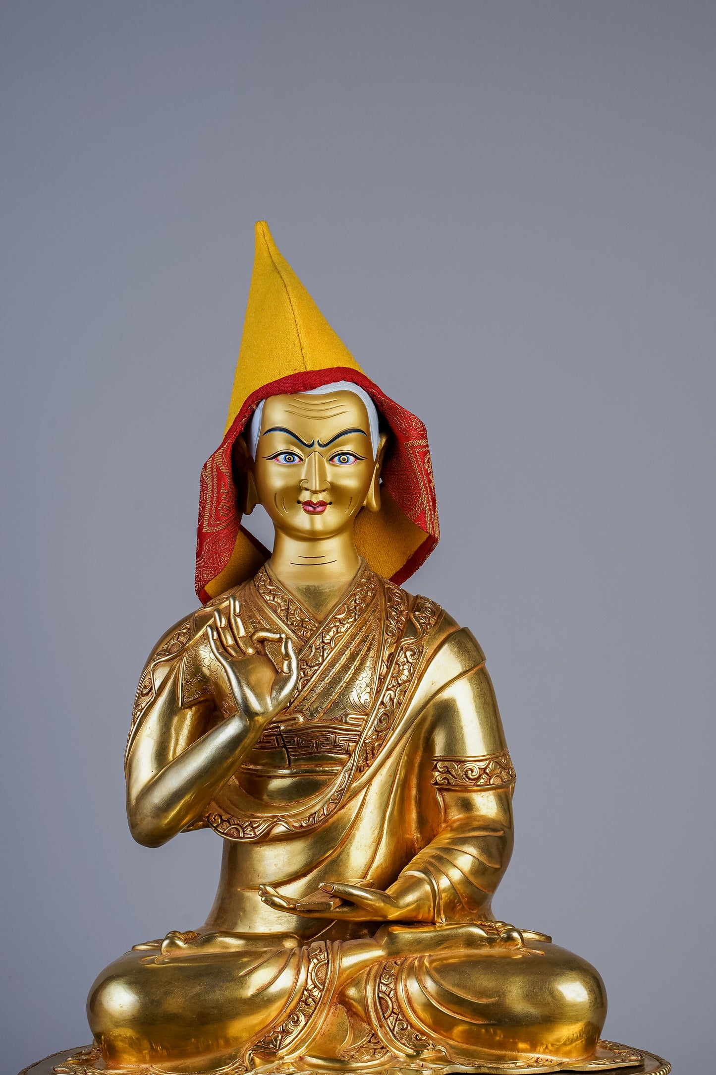 18 inch/ 43 cm Tsongkhapa | སྒམ་པོ་པ་བསོད་ནམས་རིན་ཆེན་ | 岡波巴