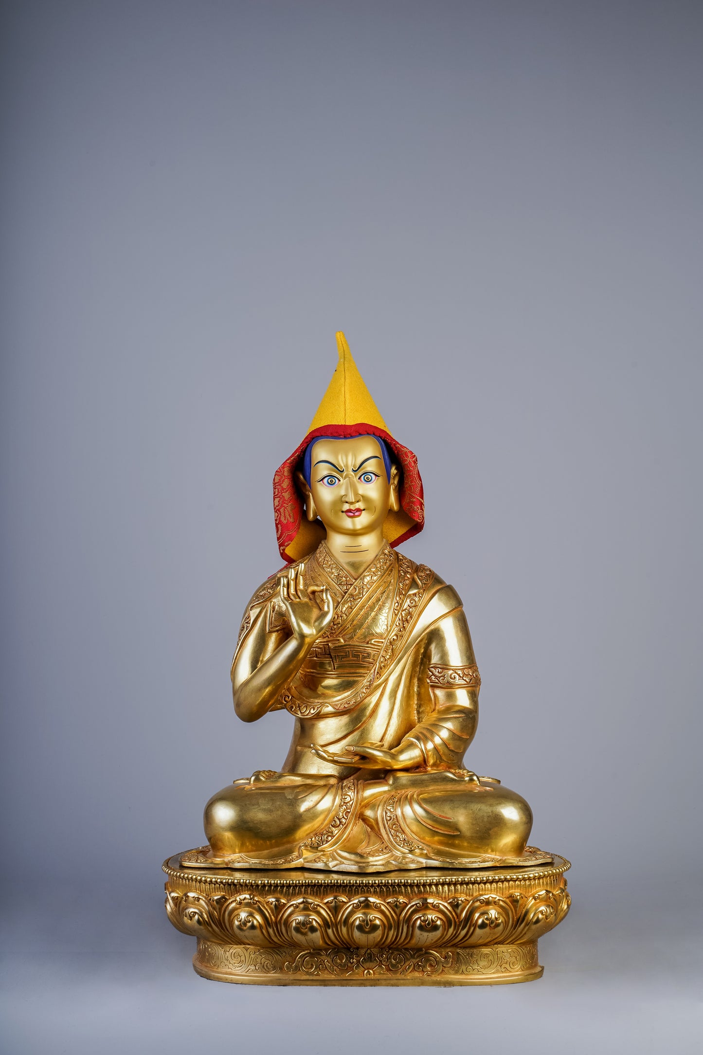 18 inch/ 43 cm Tsongkhapa | སྒམ་པོ་པ་བསོད་ནམས་རིན་ཆེན་ | 岡波巴