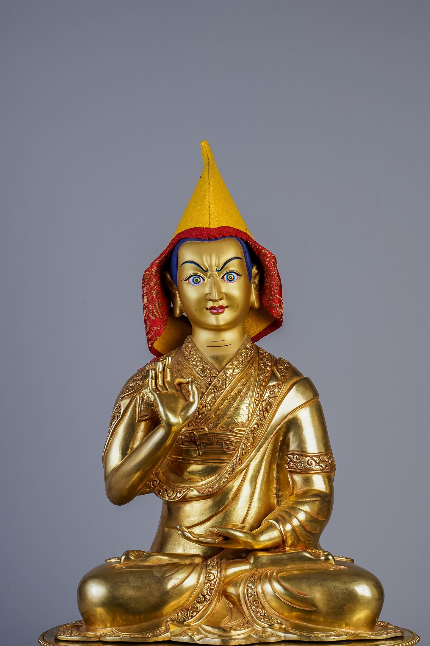 18 inch/ 43 cm Tsongkhapa | སྒམ་པོ་པ་བསོད་ནམས་རིན་ཆེན་ | 岡波巴