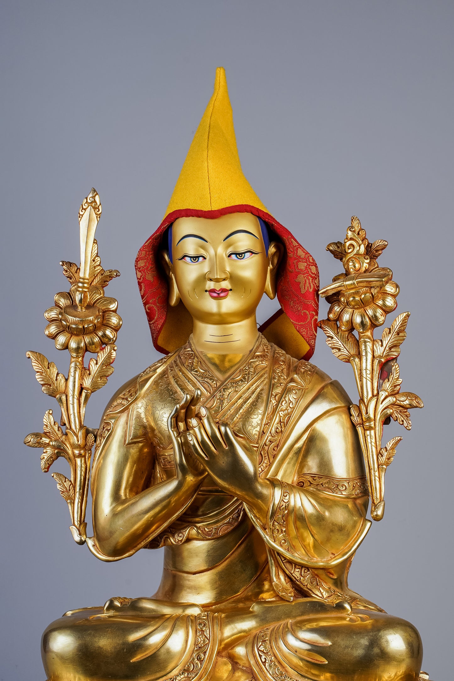 18 inch/ 43 cm Tsongkhapa | སྒམ་པོ་པ་བསོད་ནམས་རིན་ཆེན་ | 岡波巴