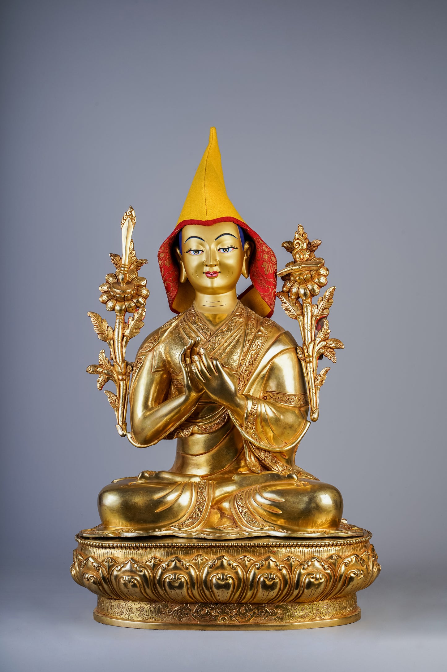 18 inch/ 43 cm Tsongkhapa | སྒམ་པོ་པ་བསོད་ནམས་རིན་ཆེན་ | 岡波巴