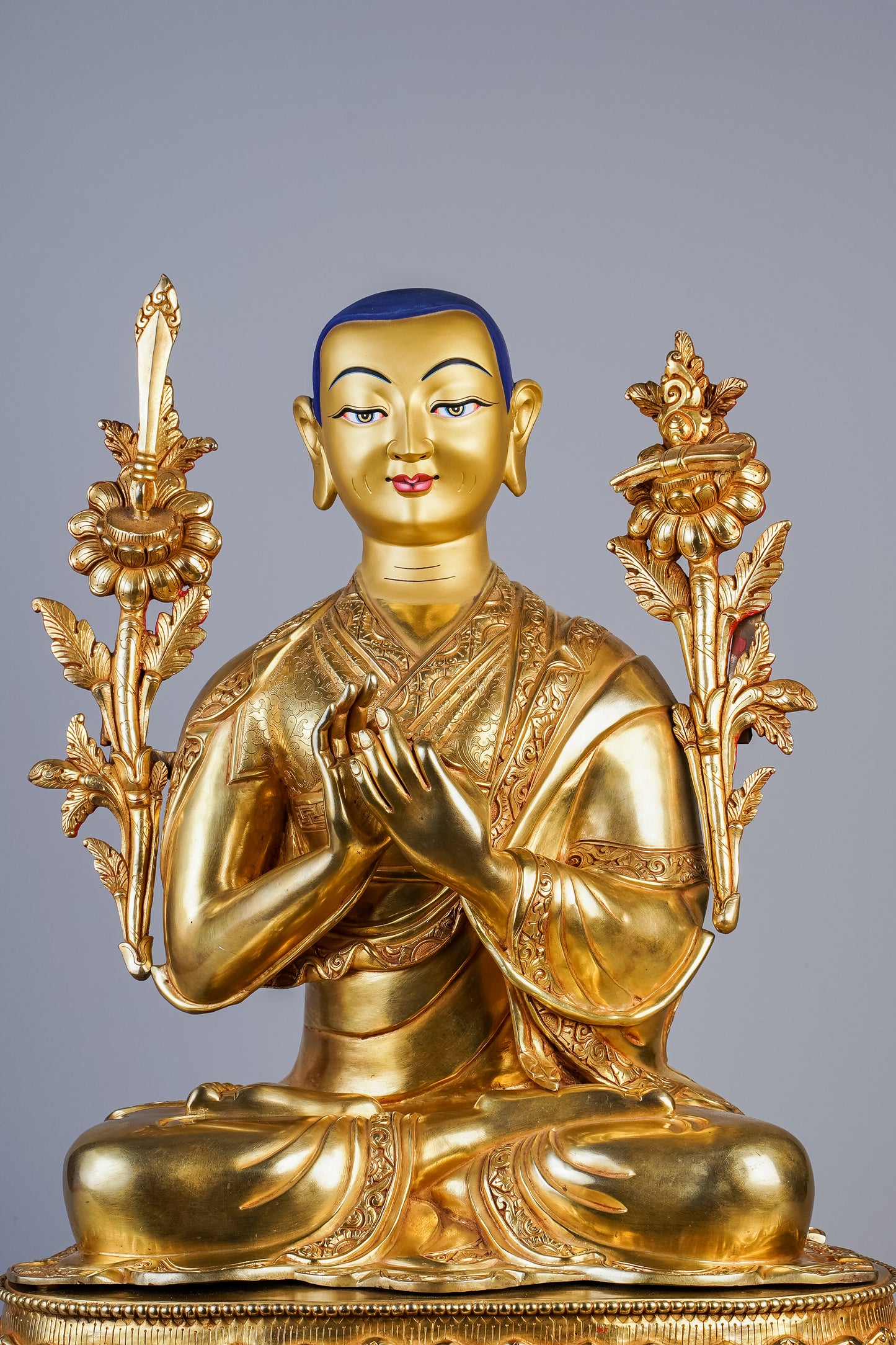 18 inch/ 43 cm Tsongkhapa | སྒམ་པོ་པ་བསོད་ནམས་རིན་ཆེན་ | 岡波巴