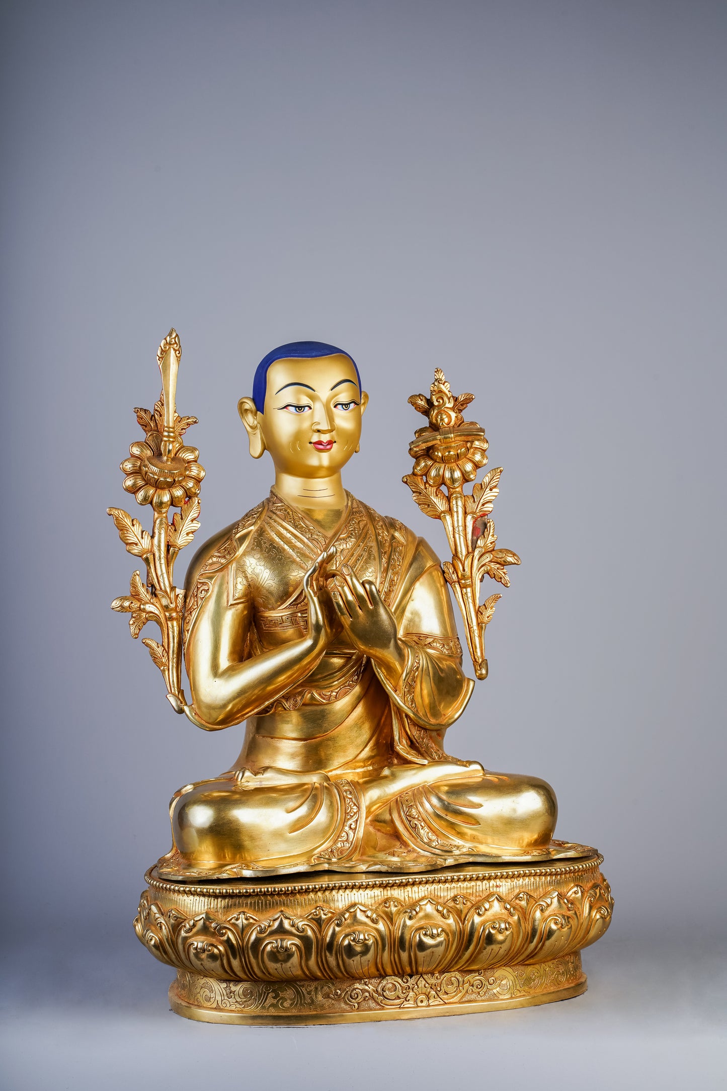 18 inch/ 43 cm Tsongkhapa | སྒམ་པོ་པ་བསོད་ནམས་རིན་ཆེན་ | 岡波巴