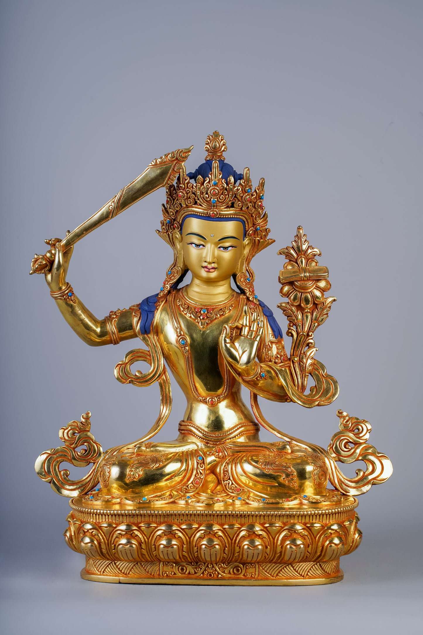 12 inch/ 33 cm Manjushree | འཇམ་དཔལ་དབྱངས། | 文殊菩萨