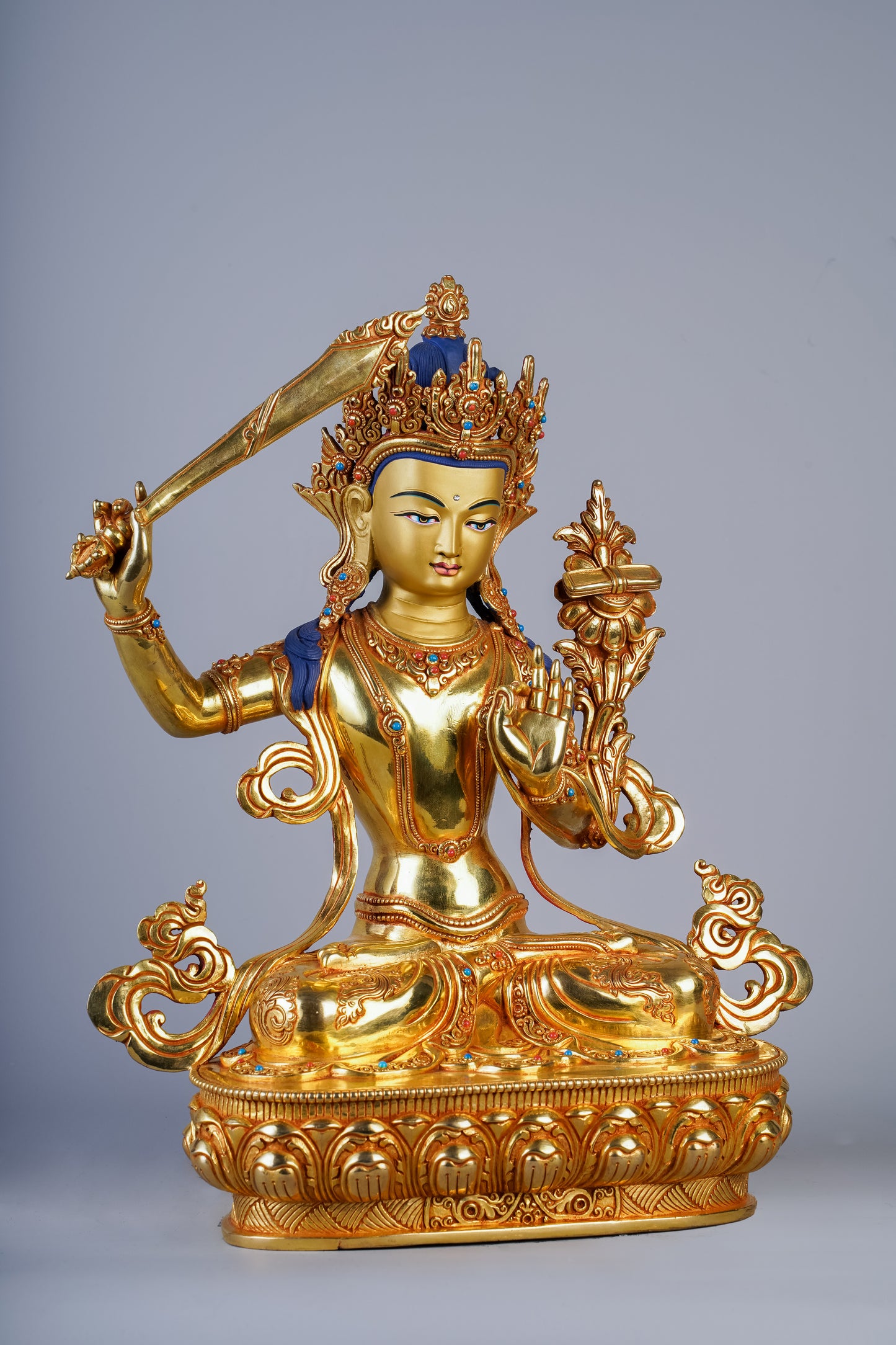 12 inch/ 33 cm Manjushree | འཇམ་དཔལ་དབྱངས། | 文殊菩萨