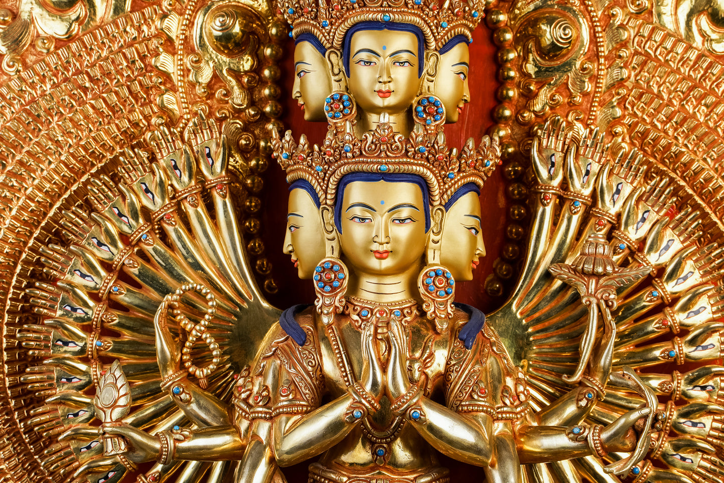 32 inch/ 83 cm Thousand-Armed Avalokitesvara