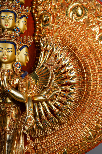 32 inch/ 83 cm Thousand-Armed Avalokitesvara