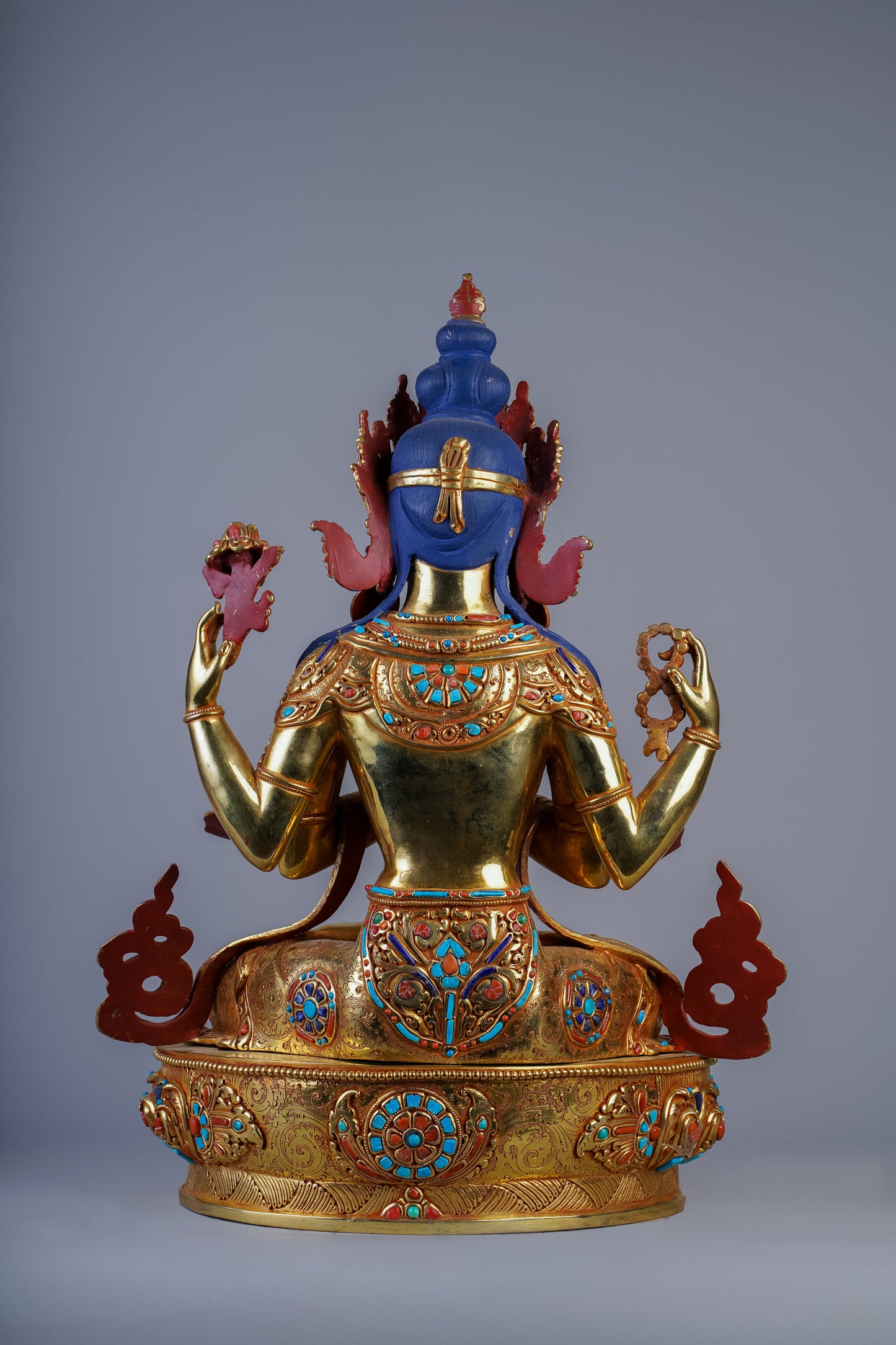 16 inch/ 42 cm Avaloketishvera | སྤྱན་རས་གཟིགས | 四臂觀音