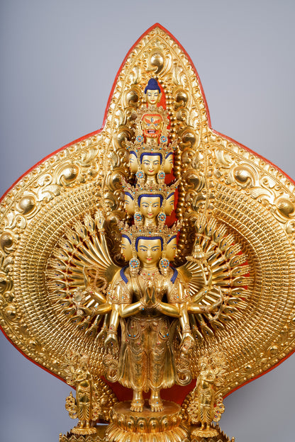 32 inch/ 82 cm Thousand-Armed Avalokitesvara