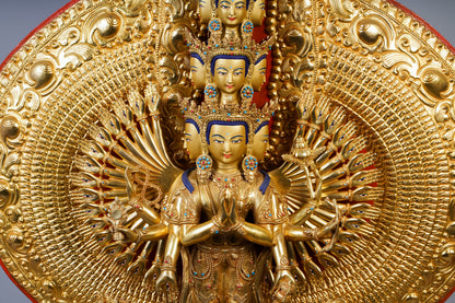 32 inch/ 82 cm Thousand-Armed Avalokitesvara