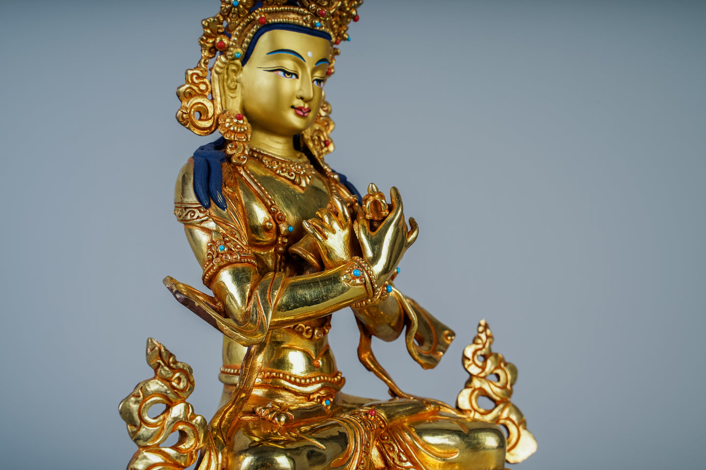 8 inch/ 23 cm Vajradhara | རྡོ་རྗེ་ཆང་། | 多杰羌佛