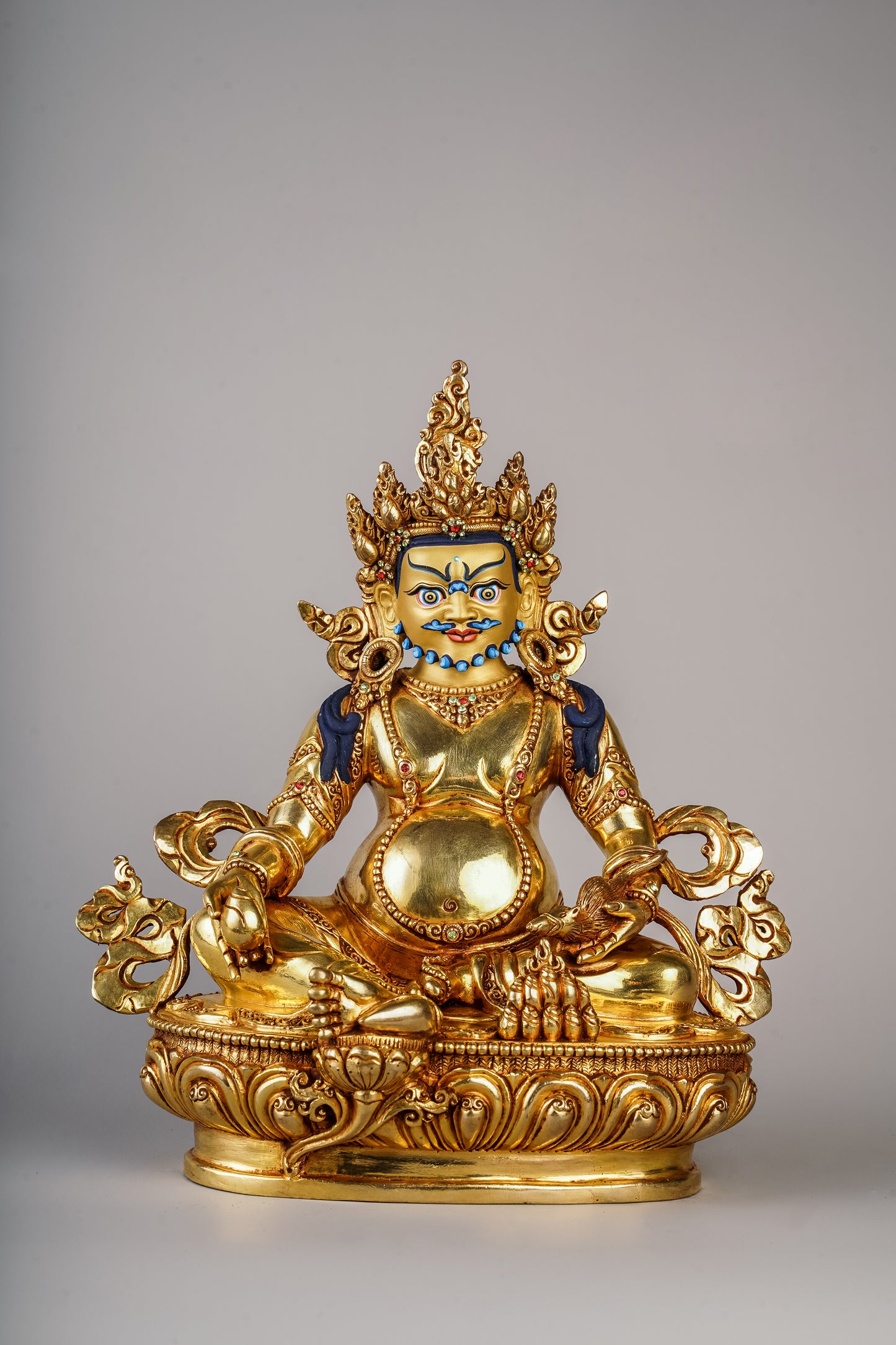 9.5 inch/ 24 cm Yellow Dzambhala