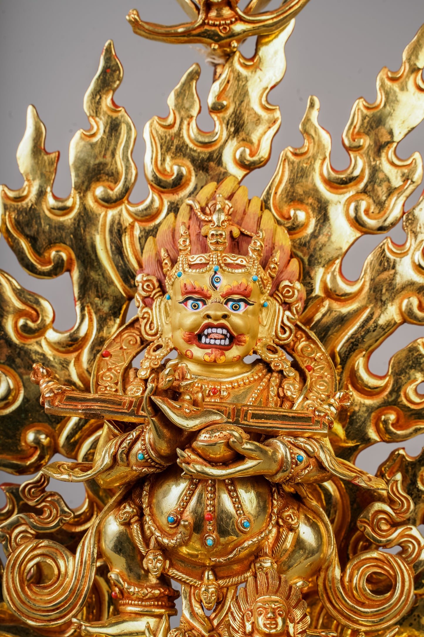 10 inch/ 27 cm Sapu Mahakala | མགོན་པོ། | 大黑天