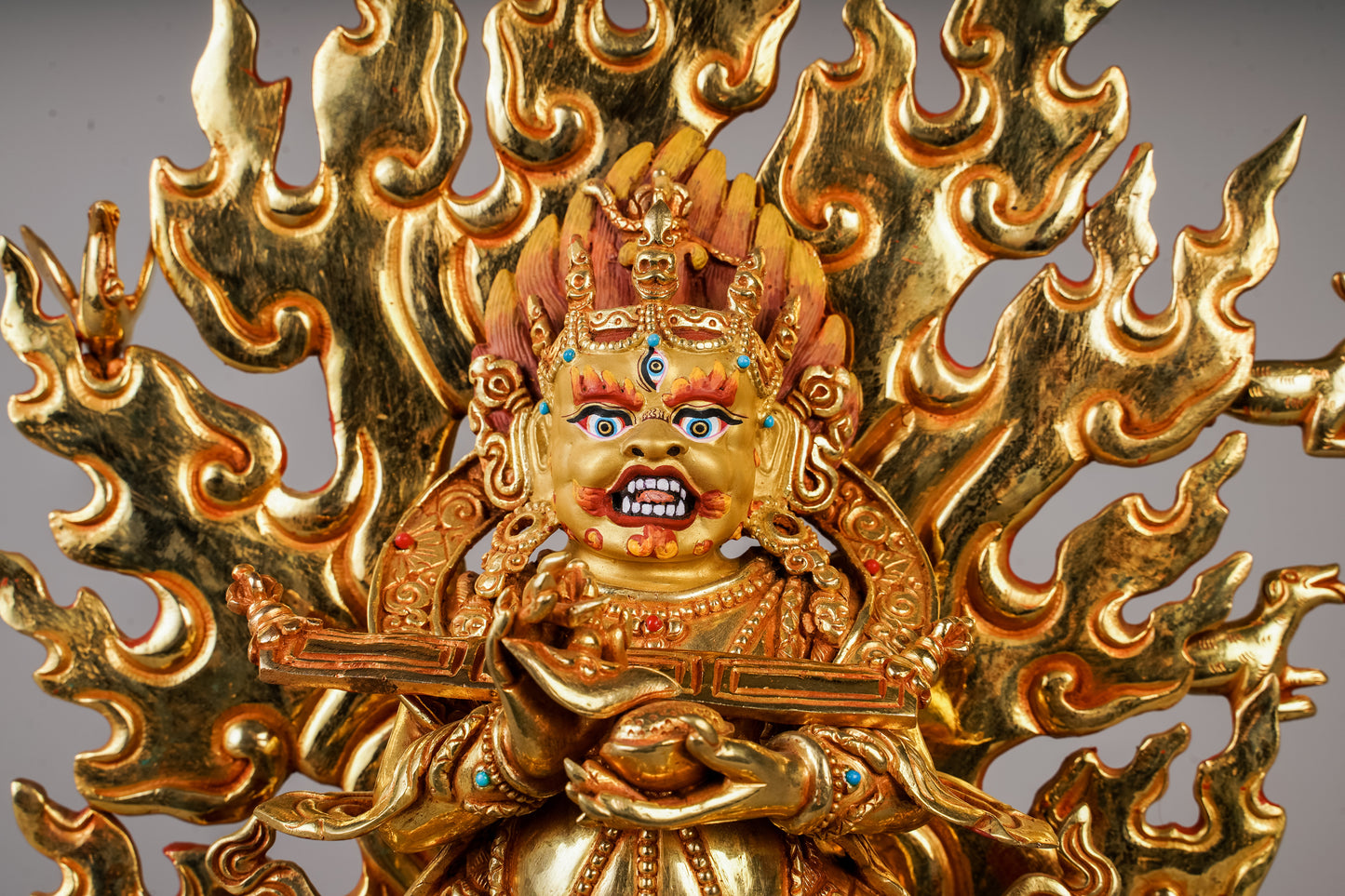 10 inch/ 27 cm Sapu Mahakala | མགོན་པོ། | 大黑天