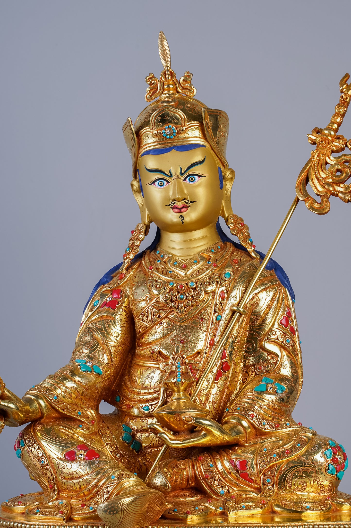 12 inch/ 35 cm Guru Padmasambhava | པདྨ་འབྱུང་གནས། | 莲花生大士