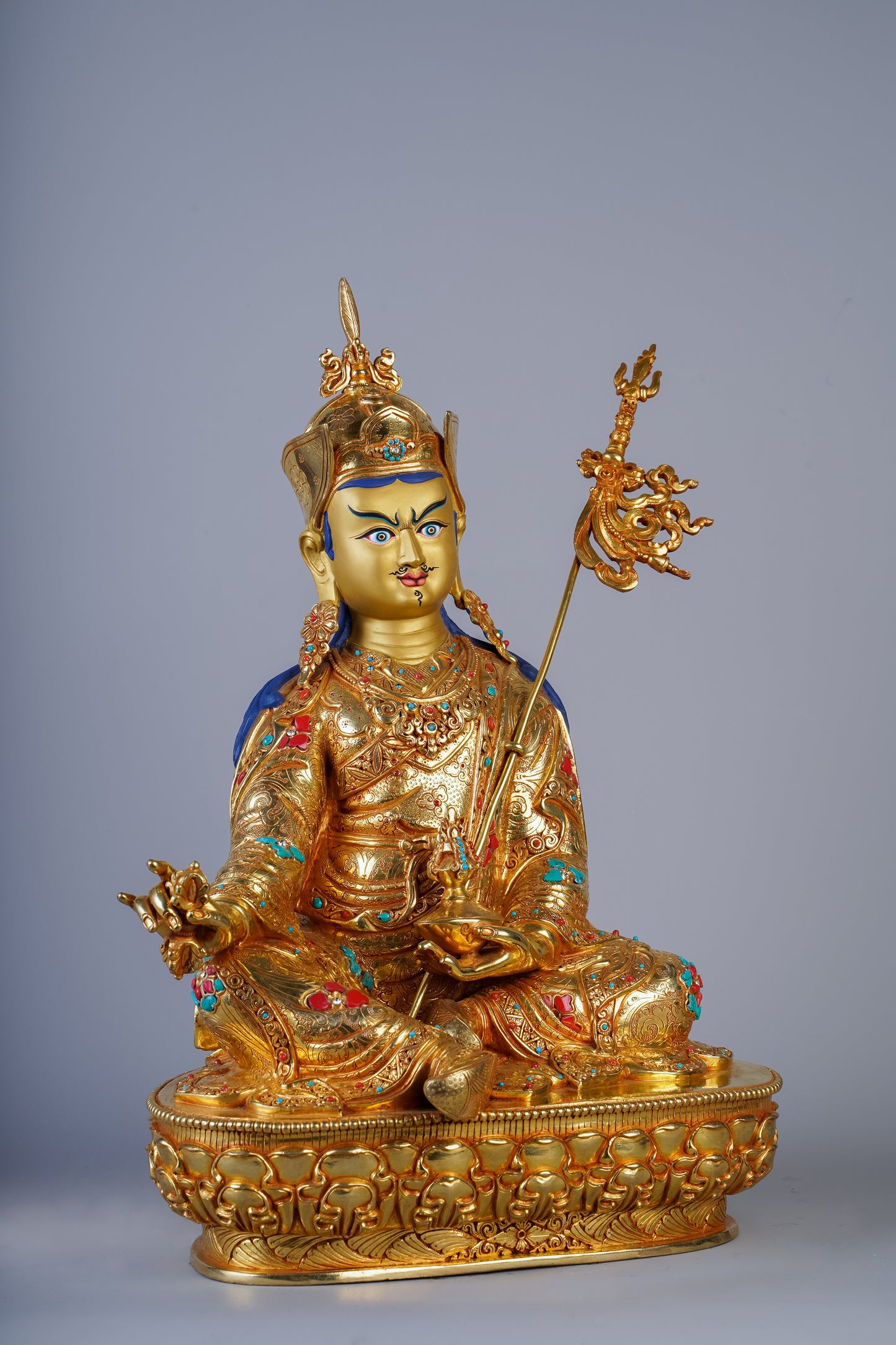 12 inch/ 35 cm Guru Padmasambhava | པདྨ་འབྱུང་གནས། | 莲花生大士