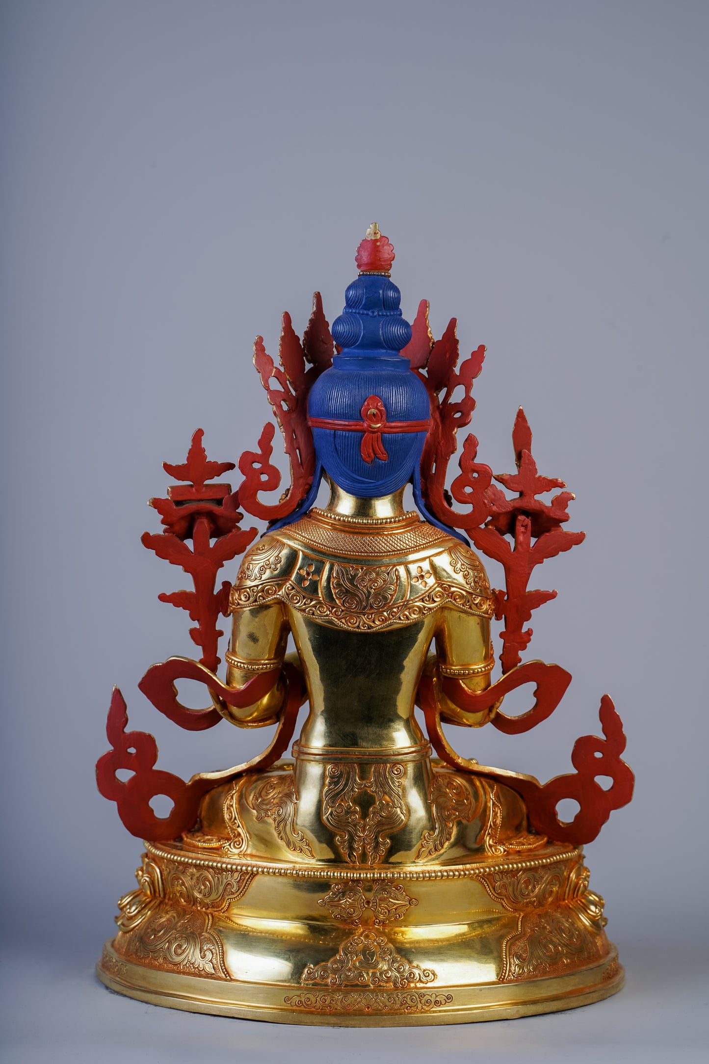 12 inch/ 34 cm White Manjushree | འཇམ་དཔལ་དབྱངས། | 文殊菩萨