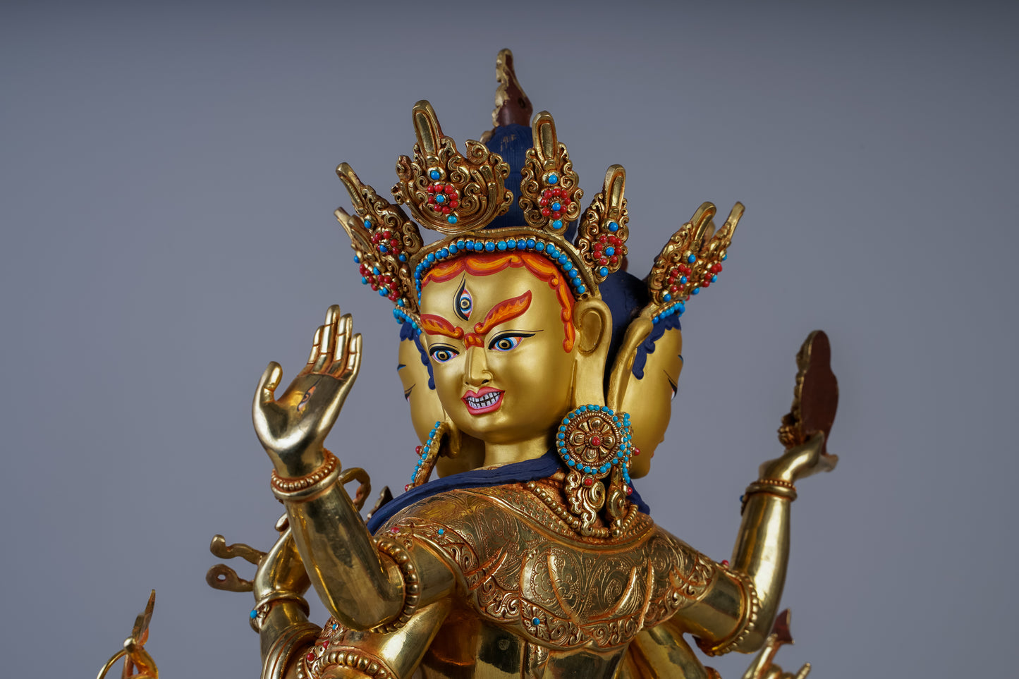 14 inch/ 39 cm Usnisavihaya | Namgyalma | གཙུག་གཏོར་རྣམ་རྒྱལ་མ། | 佛頂尊勝佛母