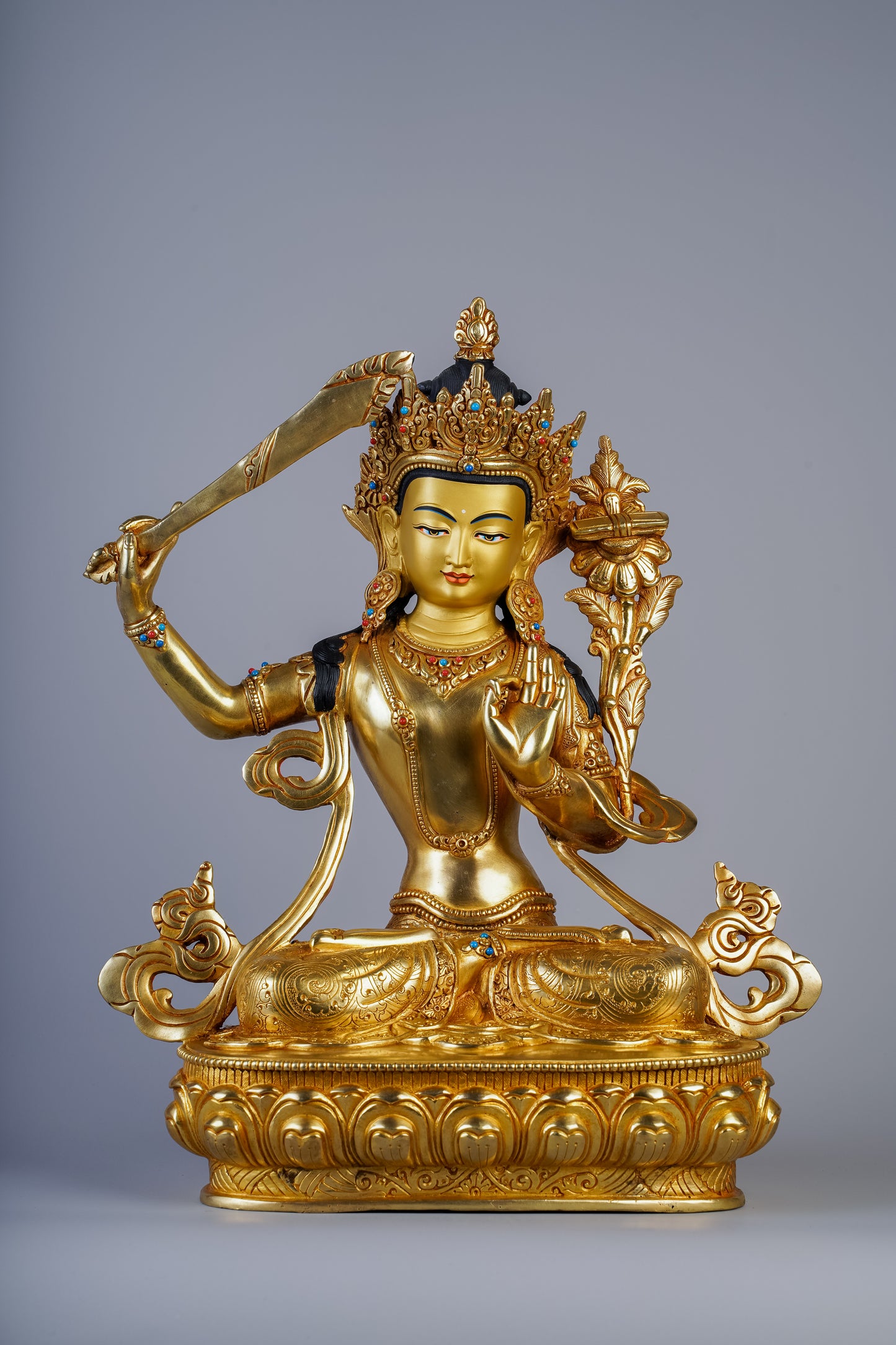 12 inch/ 33 cm Manjushree |  འཇམ་དཔལ་དབྱངས། | 文殊菩萨