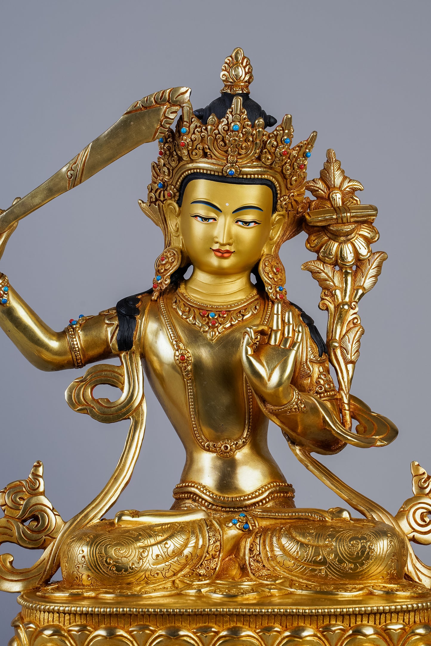 12 inch/ 33 cm Manjushree |  འཇམ་དཔལ་དབྱངས། | 文殊菩萨