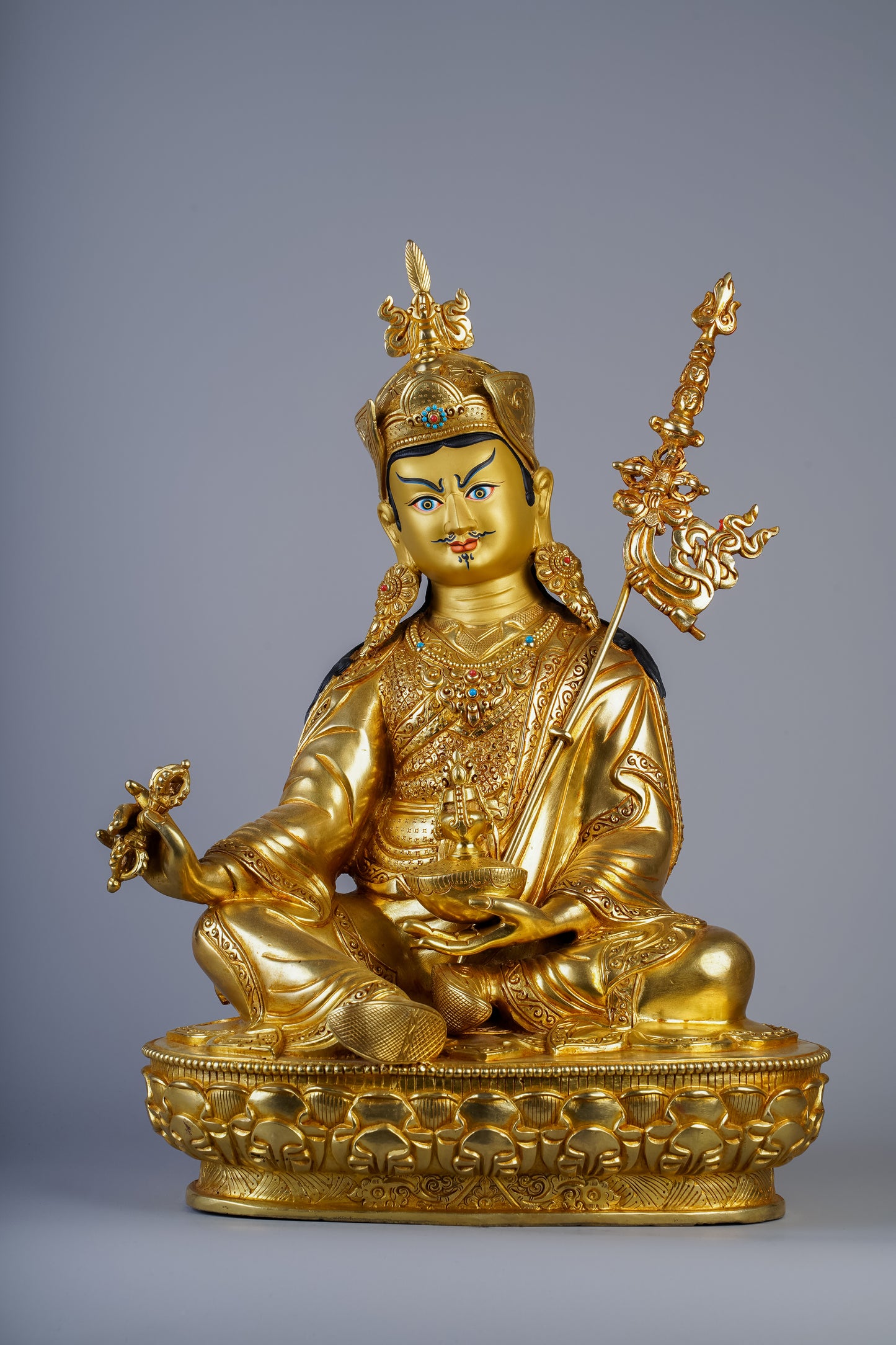 12 inch/ 34 cm Guru Padmasambhava | པདྨ་འབྱུང་གནས། | 莲花生大士