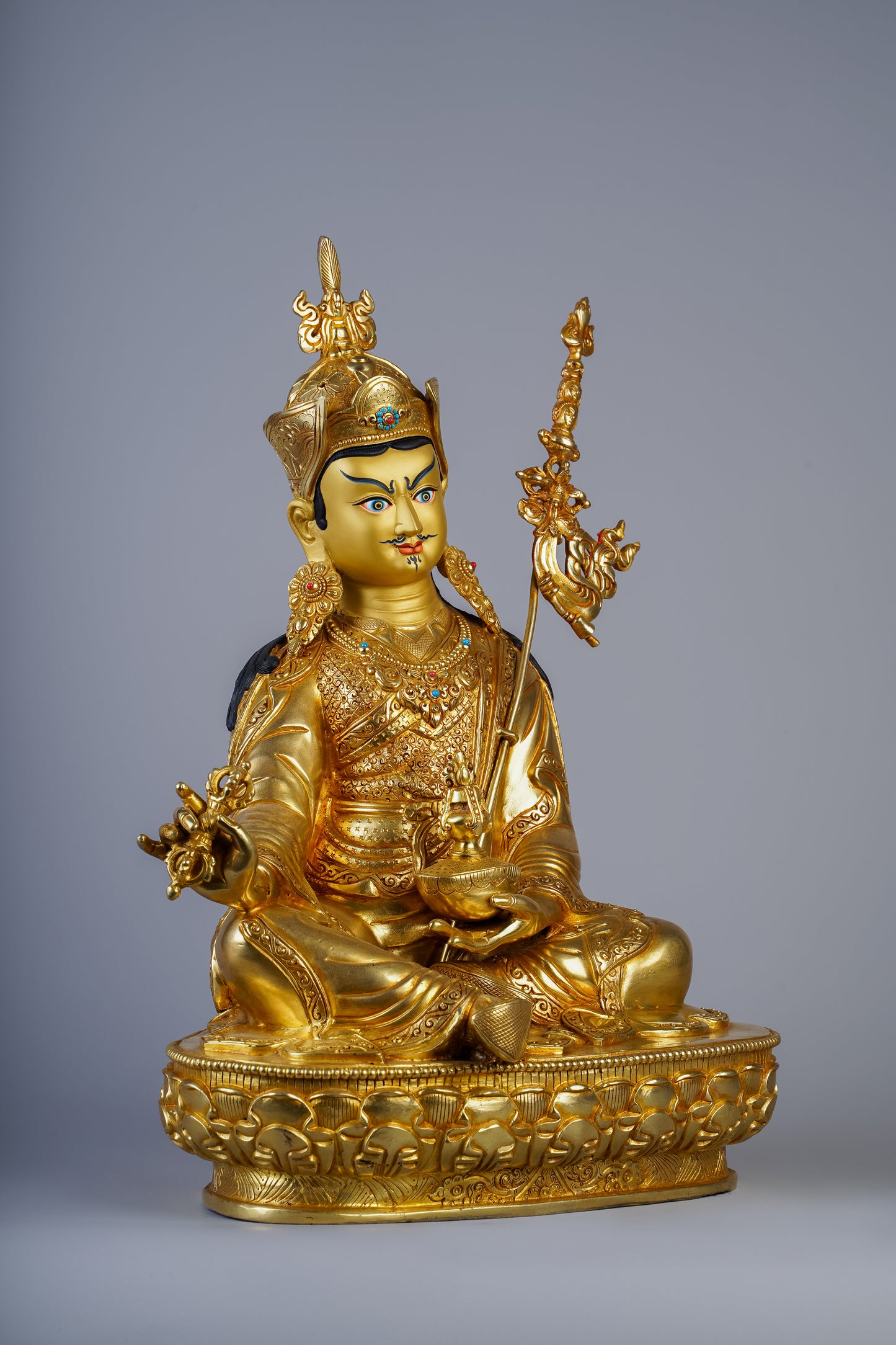 12 inch/ 34 cm Guru Padmasambhava | པདྨ་འབྱུང་གནས། | 莲花生大士