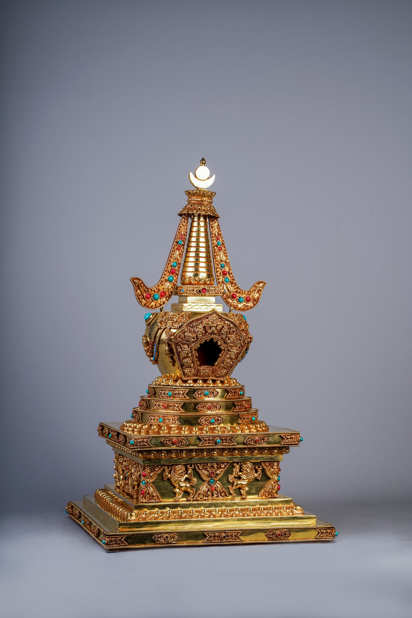 18 inch/ 46 cm All Victorious Stupa | རྣམ་རྒྱལ་མཆོད་རྟེན།